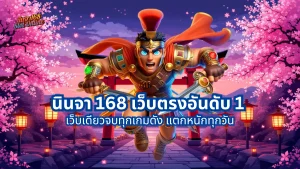 นินจา 168 เว็บตรงอันดับ 1